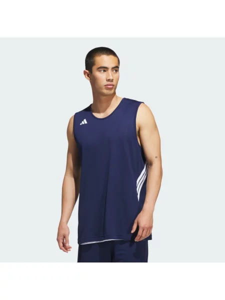 Koszulka 3G Speed Reversible Basketball AEROREADY biała