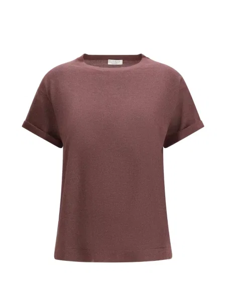 Tricou Brunello Cucinelli maro