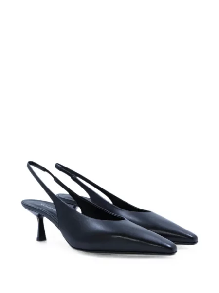 Pantofi cu toc Notabene slingback negru