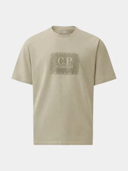 Футболка C.p. Company зеленая