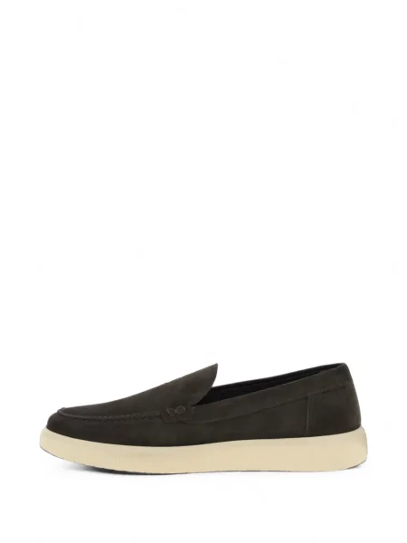 Pantofi loafer Boggi Milano din piele de căprioară maro