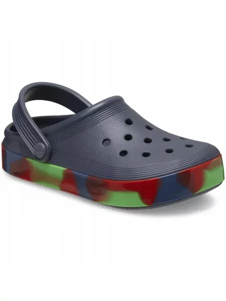 Chodaki Dla Dzieci Crocs Off Court Glow Band Clog szare