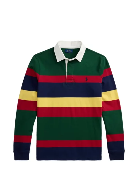 Ριγέ δερμάτινος κάλτσες Polo Ralph Lauren με κορδόνι μαύρο