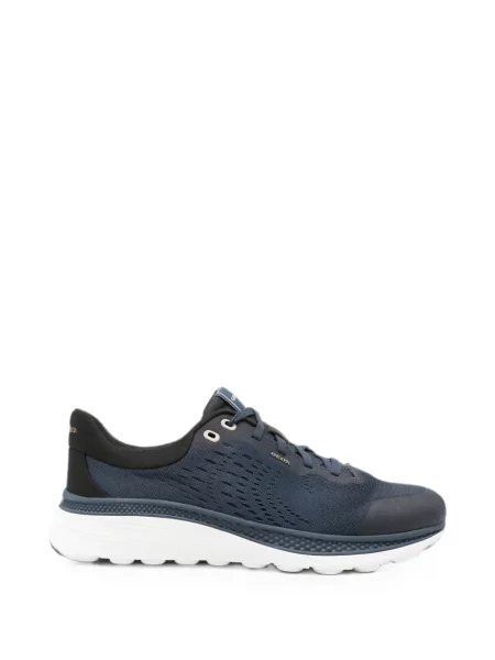 Sneakerși Geox cu șireturi din dantelă albastru