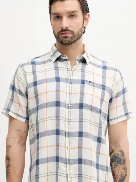 Barbour сорочка з льоном CROFT