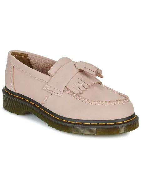 Mokasini Dr. Martens iz usnja nubuk roza