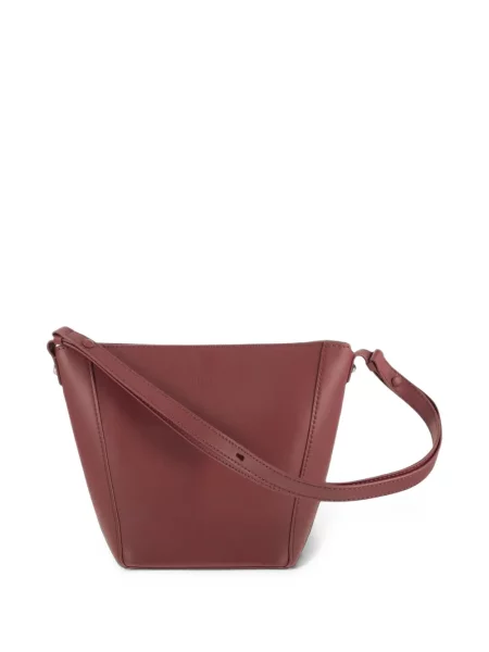 Geantă de călătorie Weekend Max Mara din piele roșu