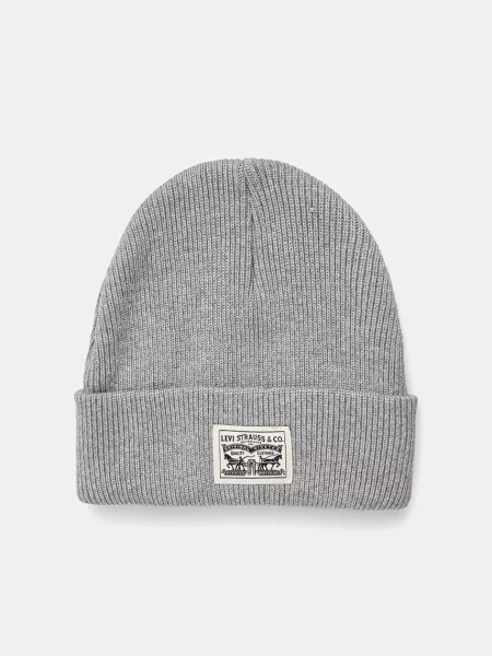 LEVI'S ® Căciulă / negru / alb gri