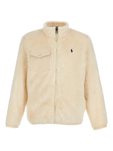 Флийс яке Polo Ralph Lauren бродирано сиво