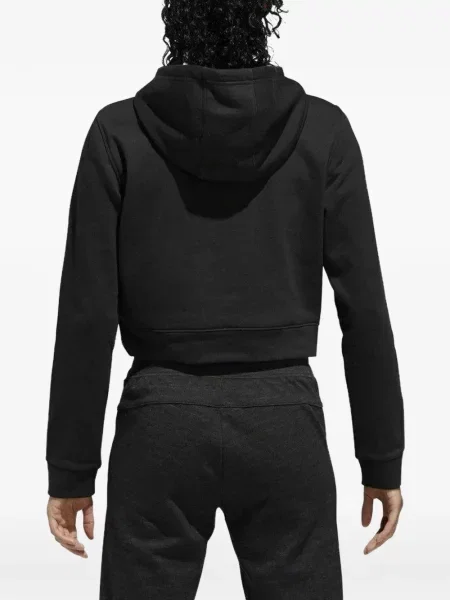 Pruhované krajkové pruhované tričko Adidas s vázáním šedé