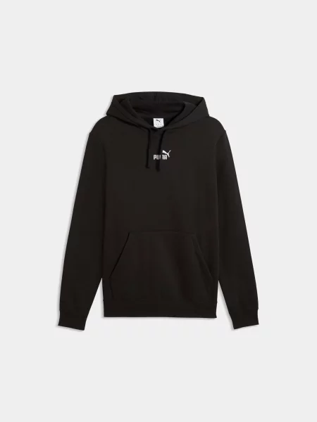 Худі PUMA Ess Logo Hoodie Fl комбінований верх чорний