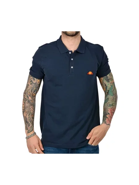 Koszulka polo Ellesse z logo niebieska