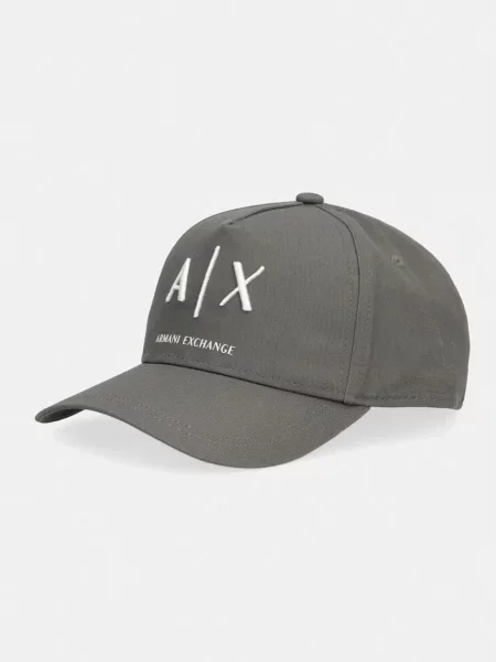 Armani Exchange baseballová čepice zelená
