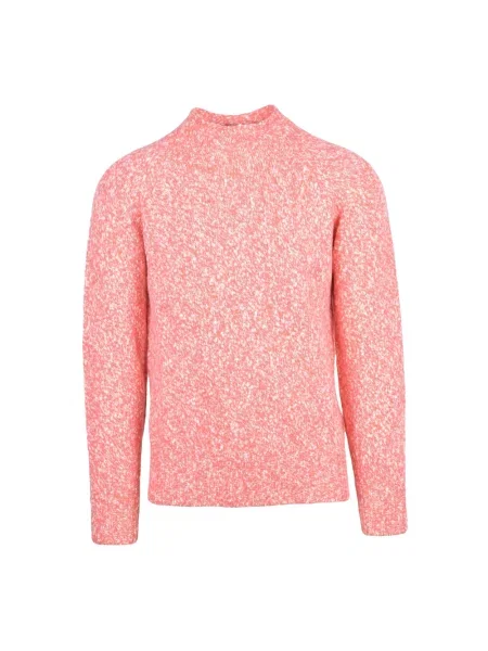 Sweter Drumohr wełniany różowy