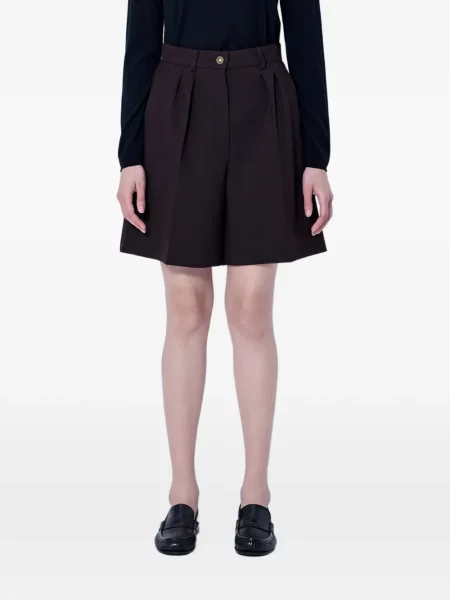 Pantaloni scurți Max Mara maro