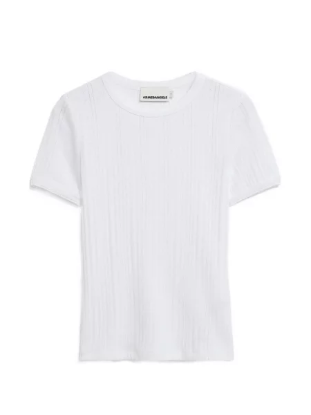 Tricou Armedangels tricotate alb
