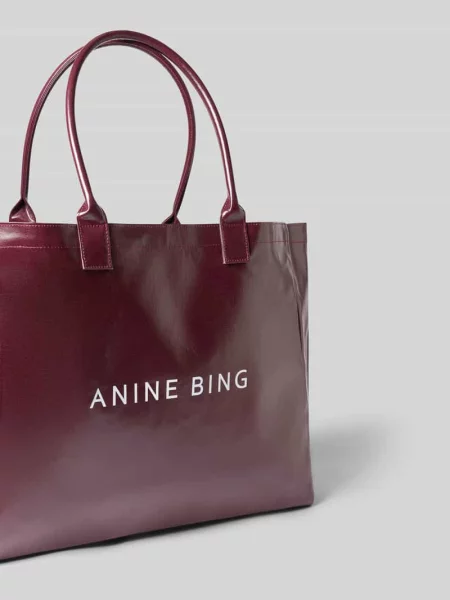 Shopperka Anine Bing z logo czerwona