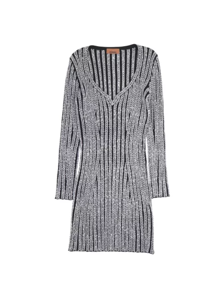 Sukienka w paski Missoni w paski czarna