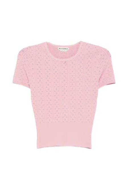 Tricou Jw Anderson cu funde roz