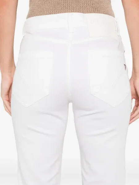 Cropp pantaloni Dondup alb