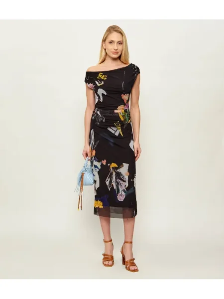 Rochie Desigual din tul negru