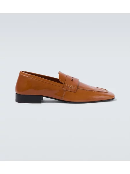 Pantofi loafer Dries Van Noten din piele maro