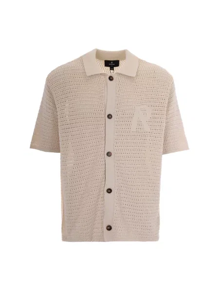 Koszula z krótkim rękawem Represent beżowa