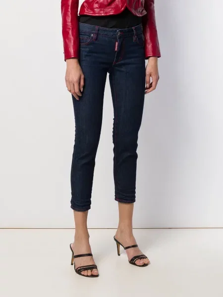 Κοκαλιάρης περικομμένο skinny τζιν Dsquared2 μπλε