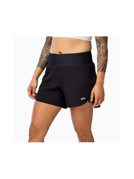 Бігові шорти Brooks Chaser 5" чорні