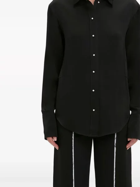 Дълго риза Victoria Beckham черно