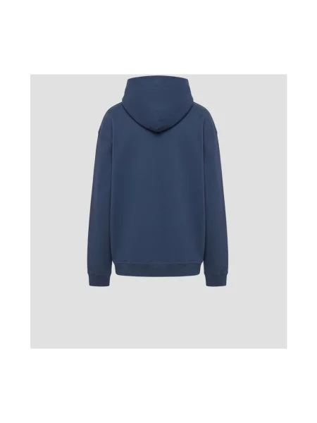 Top Alexander Mcqueen z kapturem niebieski