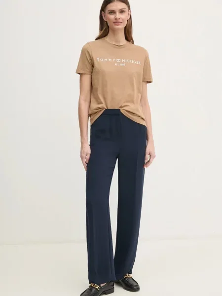 Tommy Hilfiger Kratka majica rjava