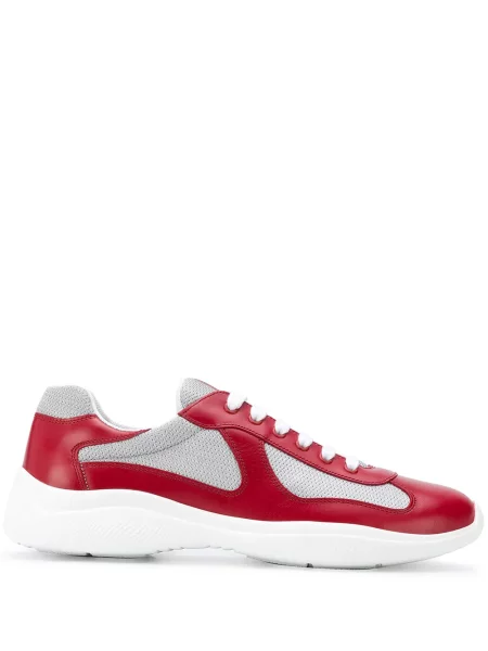 Sneakerși Prada roșu