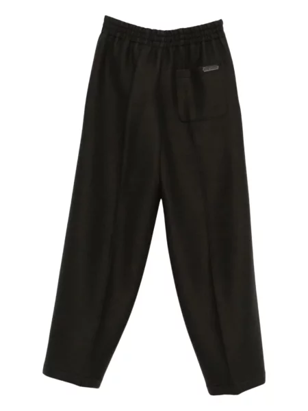 Pantaloni Ami Paris de lână gri