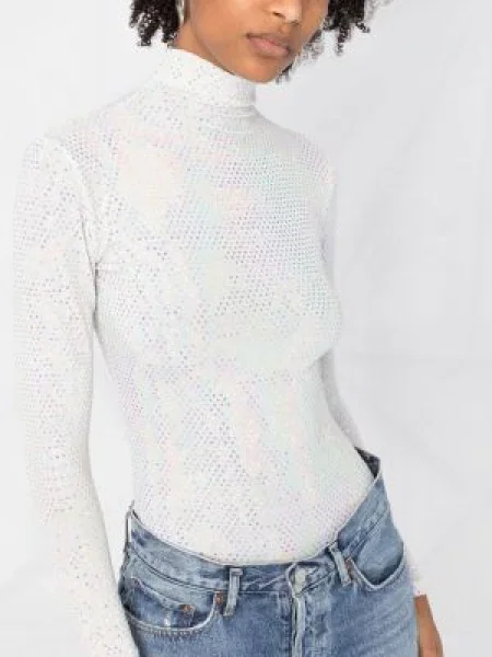 Salopetă Atu Body Couture lungă alb