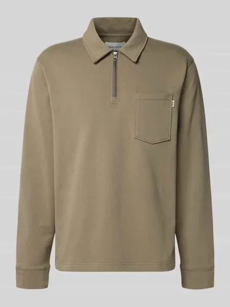 Koszulka polo o kroju regular fit z kieszenią na piersi model ‘Andrew’ Wood Wood