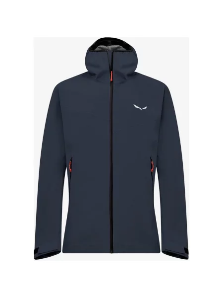 Kurtka z kapturem Salewa Puez GORE-TEX ePE 3L granatowa S niebieska