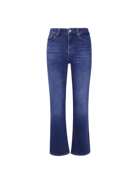 Jeansy dzwony 7 For All Mankind klasyczne dzwony niebieskie