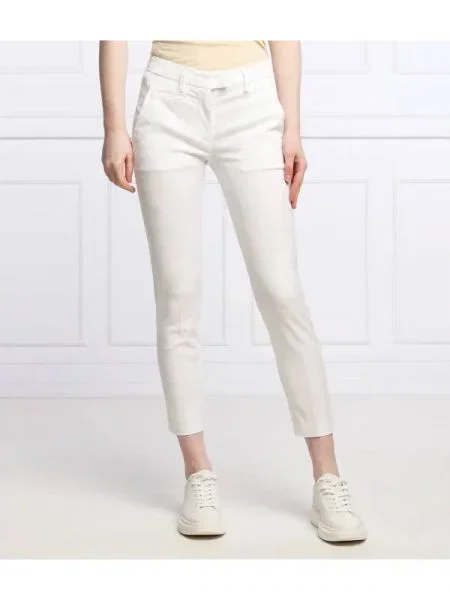 DONDUP made in Italy Pantaloni PERFECT alb