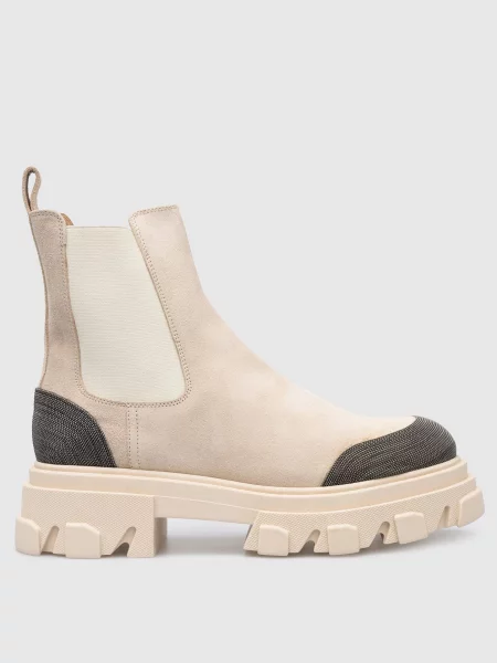 Замшевые ботинки челси Babe Pay Pls бежевые
