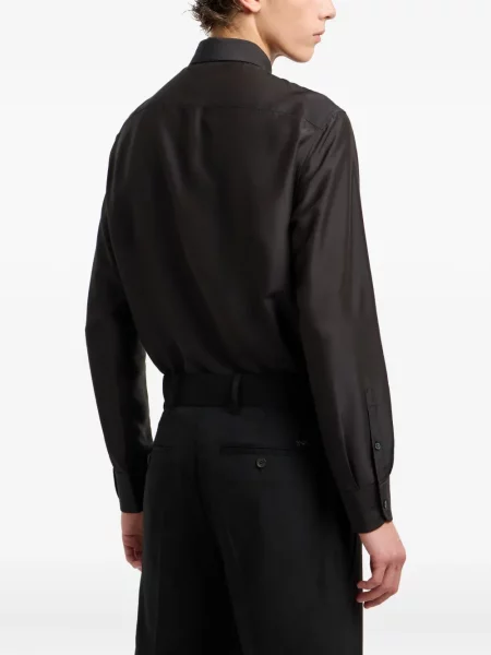 Cămașă Emporio Armani negru