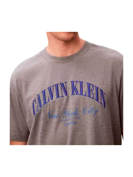 Tričko Calvin Klein Jeans sivá