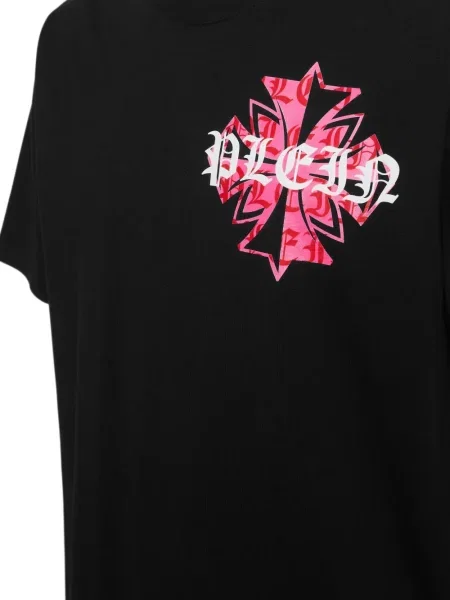 Tricou Philipp Plein cu imagine negru