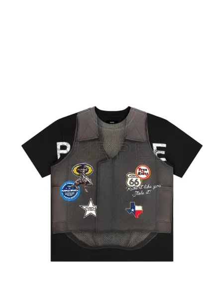 Tričko Purple Brand s potiskem černé