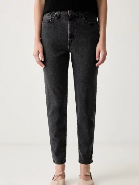Levi's blugi mom fit pentru femei YOUTH HIGH WAISTED TAPER gri