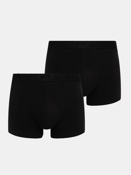 Fila přiléhavé boxerky s bavlnou černé