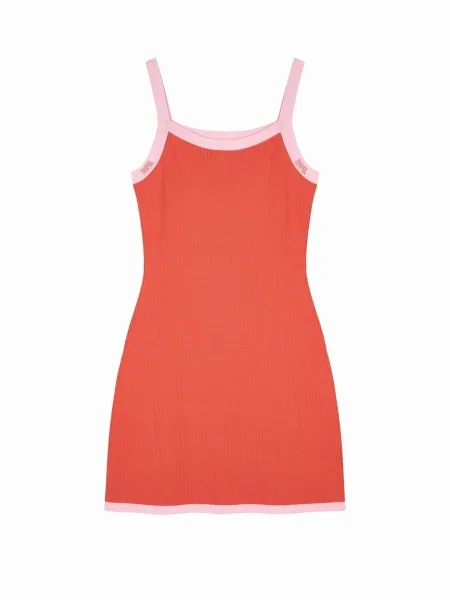 OH APRIL Rochie tricotat Rimona portocaliu somon roz