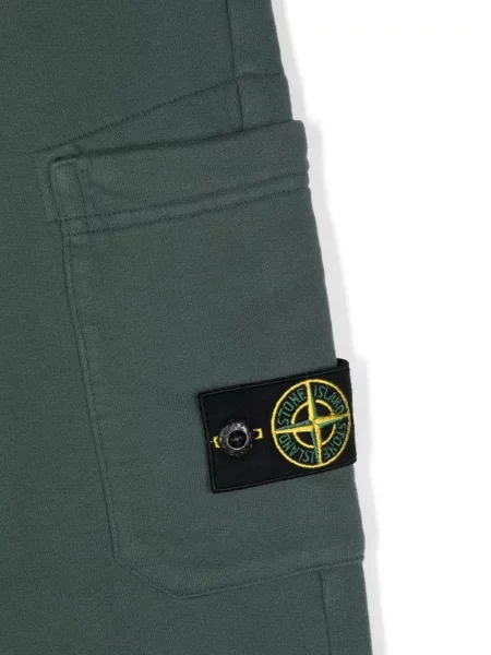 Spodnie dziecięce Stone Island zielone