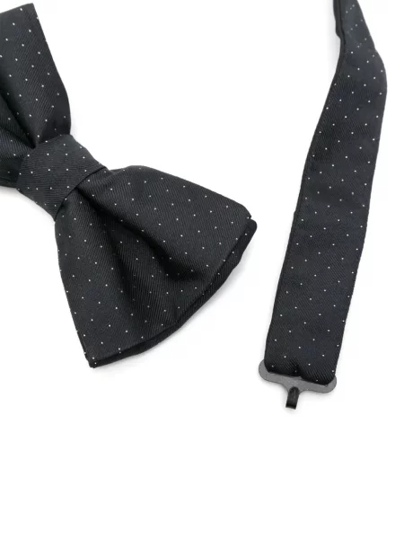 Cravată Paul Smith cu funde din satin negru