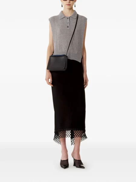 Geantă Lanvin din piele negru